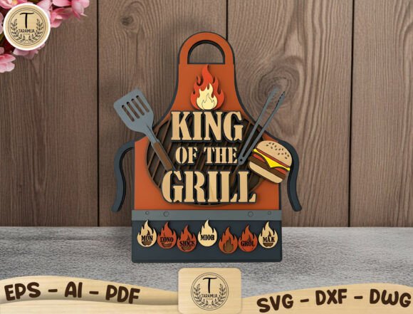 BBQ Apron Sign SVG: Laser Cutting and Father S Day