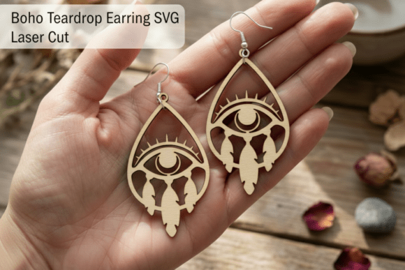 Boho Teardrop Earring SVG Laser Cut: A Brand Designer’s Review