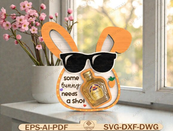 Cool Rabbit Bottle Display Laser Cut Review