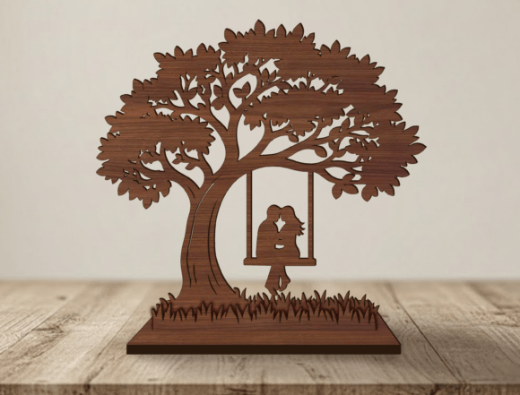Couple Swing Tree Laser Cut File Svg Review