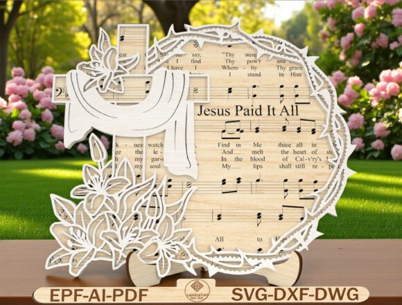 Faith Wood Sign Laser Cut File Review