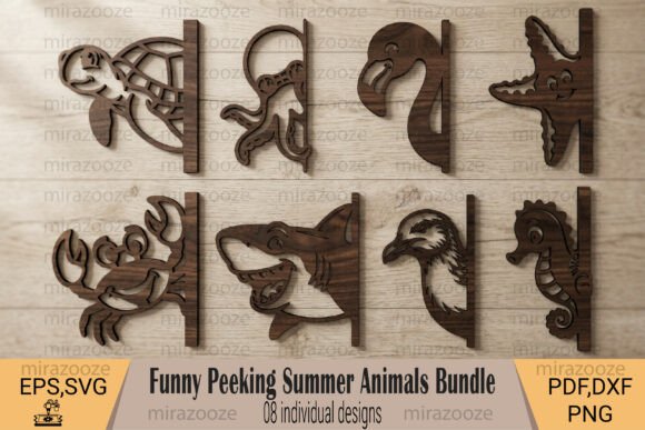 Funny Peeking Summer Animals Bundle Review