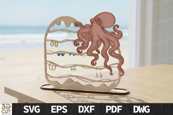 Is Ocean Octopus Jewelry Display SVG the Right Fit for Your Next Project?