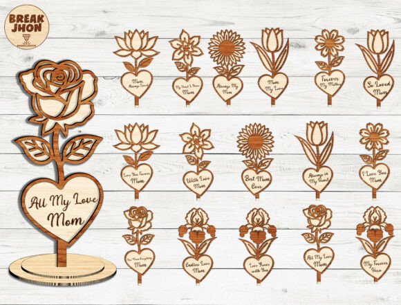 Mother’s Day Flower Heart SVG Bundle Review