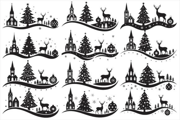 Reviewing This Christmas Silhouette Card Features for Graphics and Crafts