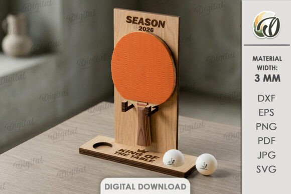 Sport Trophy Display Laser Cut for Stands