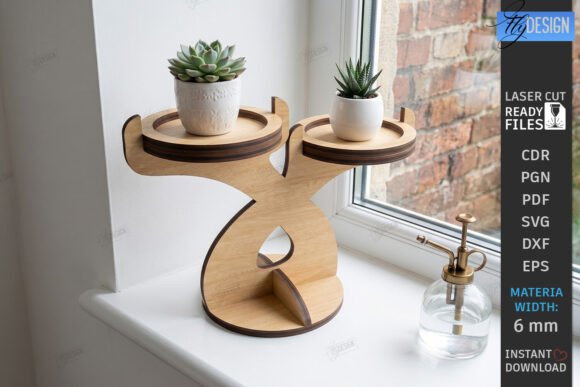 Succulent Plant Stand Laser Cut CNC: A Modern Home Decor Asset Review