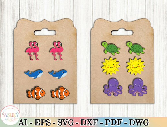 Summer Stud Earrings Laser Cut Files Svg Review