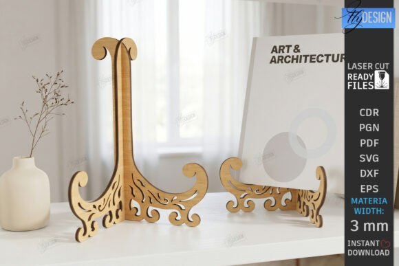 Wooden Easel Plate Stand Laser Cut CNC Review for Stands